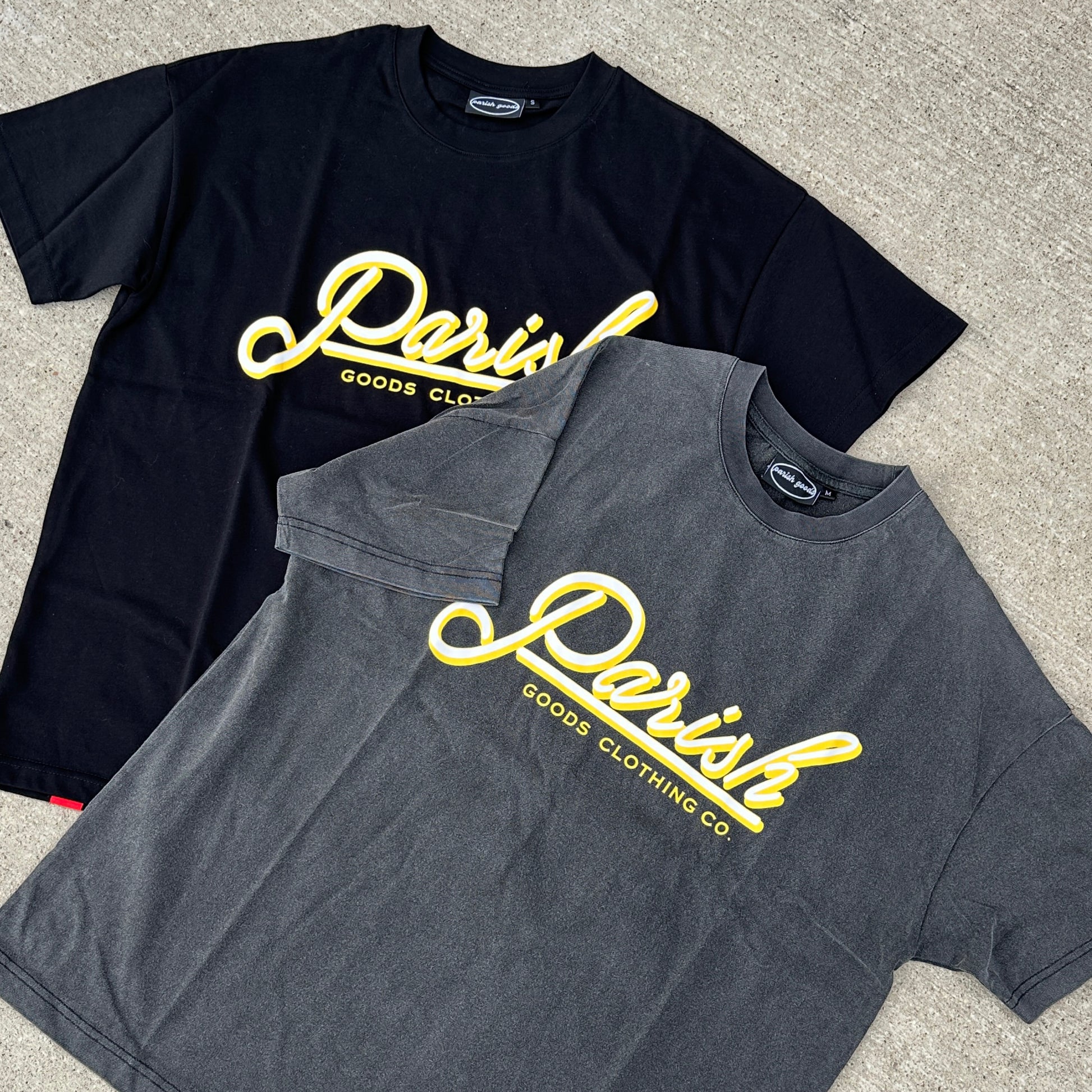 Signature Tee - Vintage Black – Parish Goods